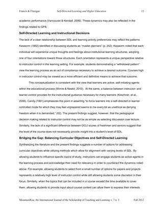 Long self directed | PDF