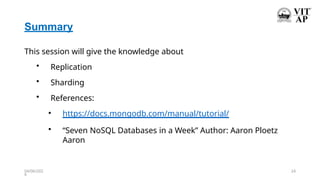 Comprehensive Guide to MongoDB Replication and Sharding Techniques | PPTX