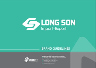 Thiết kế logo công ty xuất nhập khẩu Long Sơn