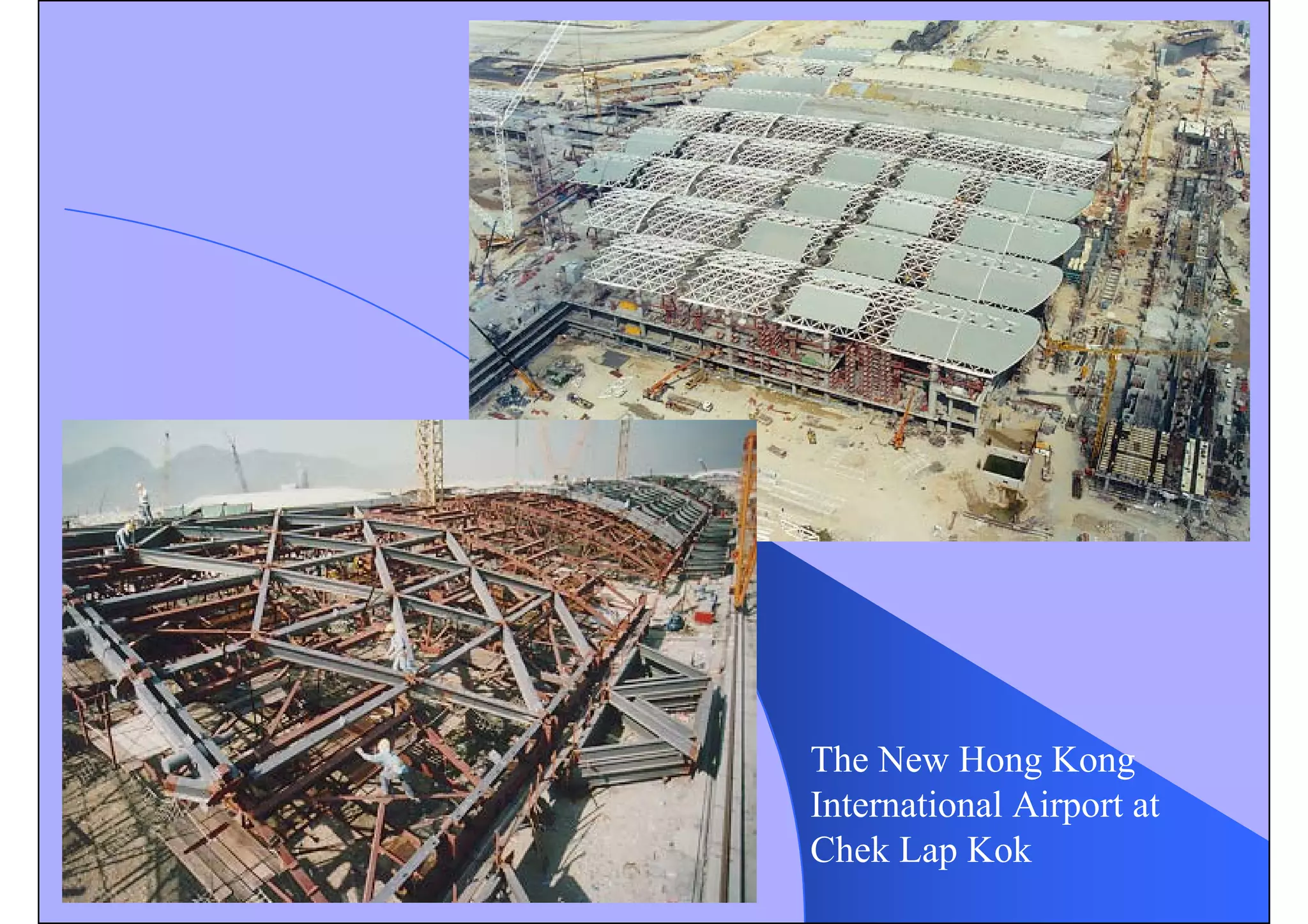 The New Hong Kong
International Airport at
Chek Lap Kok
 