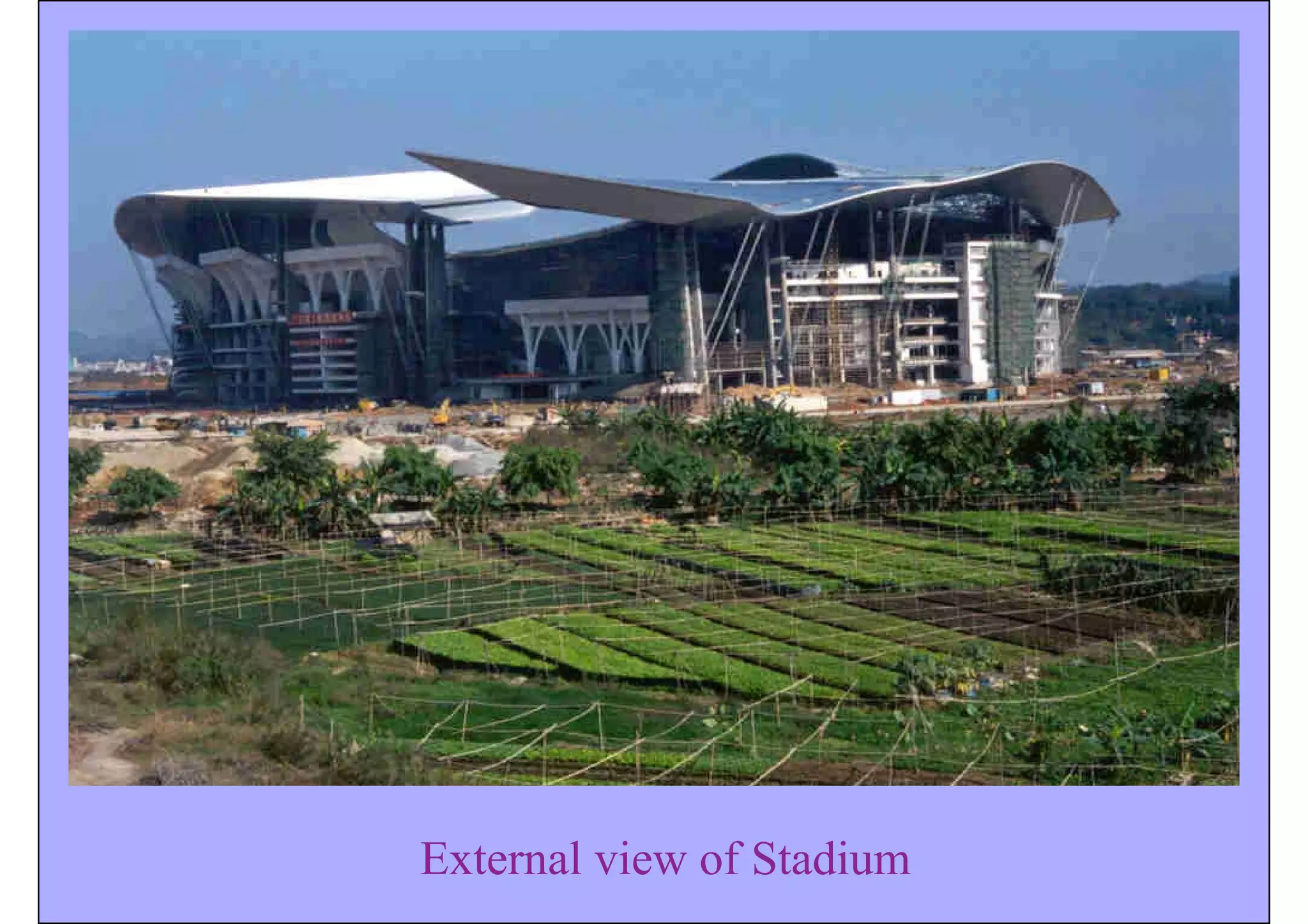External view of Stadium
 