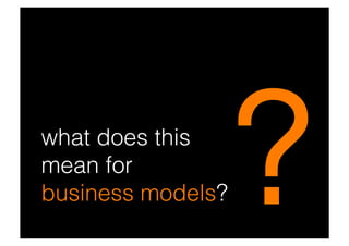 Long Tail Business Models