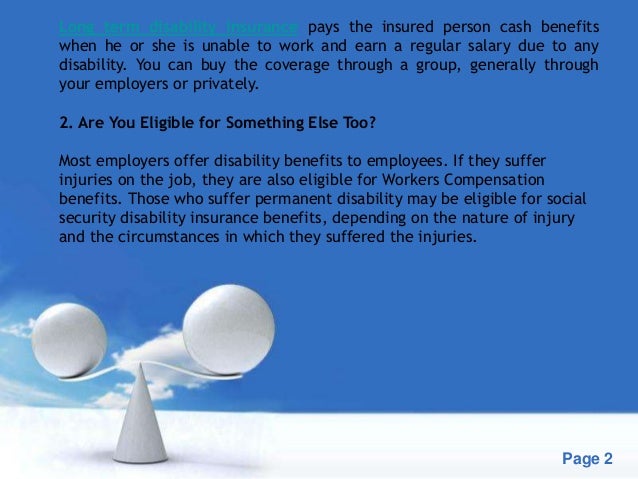 long term disability benefits