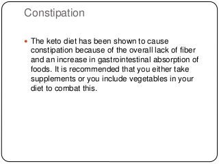  Long term effects of the ketogenic diet 
