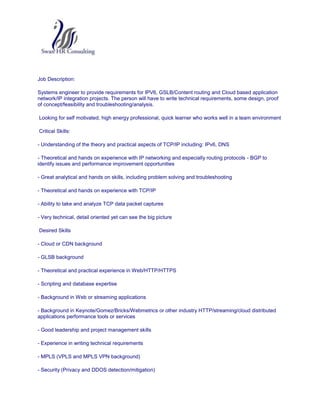 Long Term IT Contract Positions