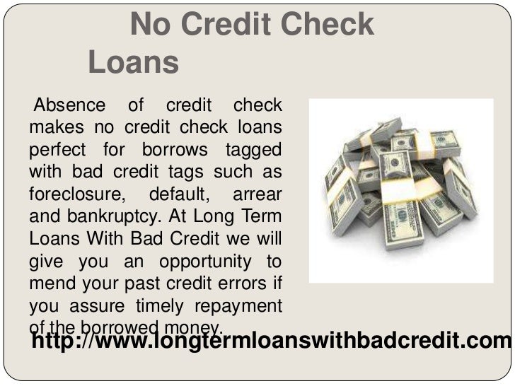 Long term loan with bad credit