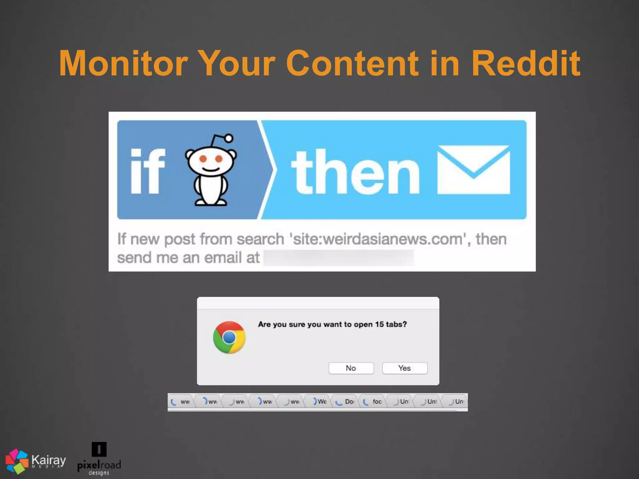Monitor Your Content in Reddit 
 