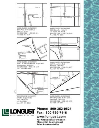 g
                           in
                         ut
                       t rib
                    rin ist
                 ep D
              t r st
            no u ng
         D Lo
     of
          o
    ty
 er
op
Pr




          Phone: 800-352-0521
          Fax: 800-750-7116
          www.longust.com
 