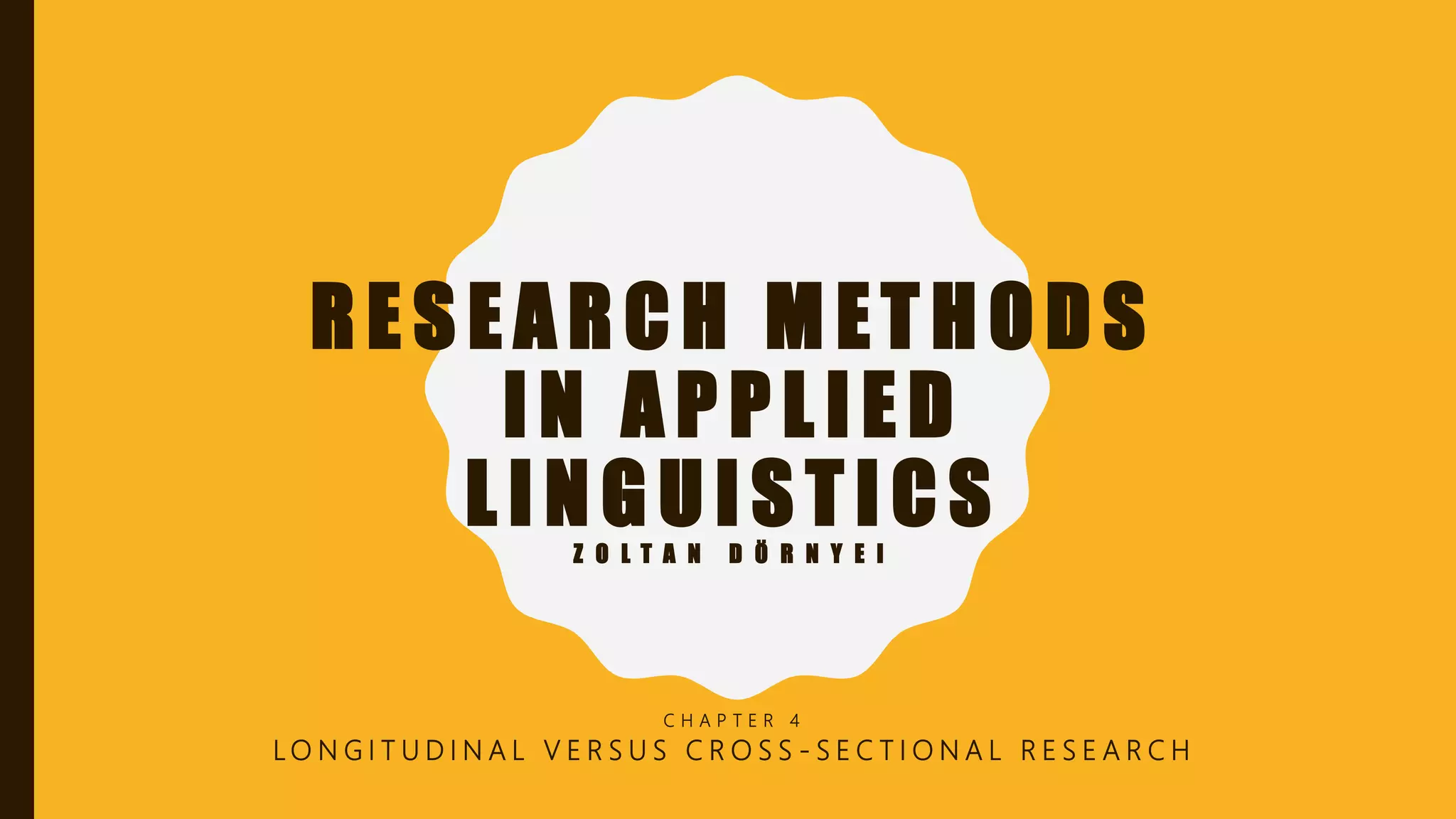Longitudinal vs. Cross-sectional Studies | PPTX