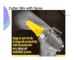 Cutter Bits with Spray
 