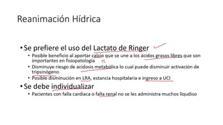 Reanimación Hídrica
 