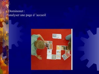 Dominonet : analyser une page d ’accueil 