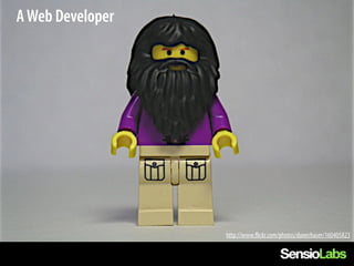 A Web Developer




                  http://www.flickr.com/photos/dunechaser/160405823
 