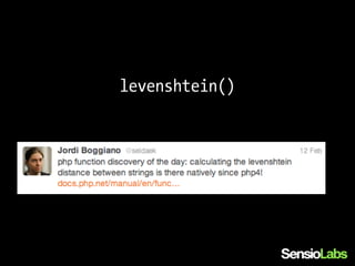 levenshtein()
 