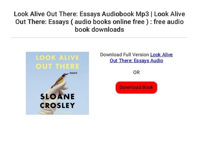look alive out there essays look alive out there essays