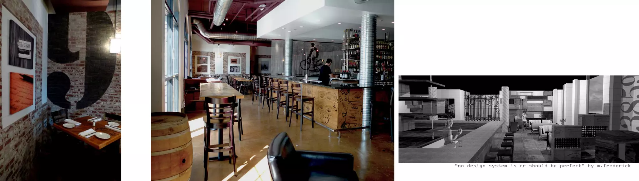 “no design system is or should be perfect” by m.frederick
 