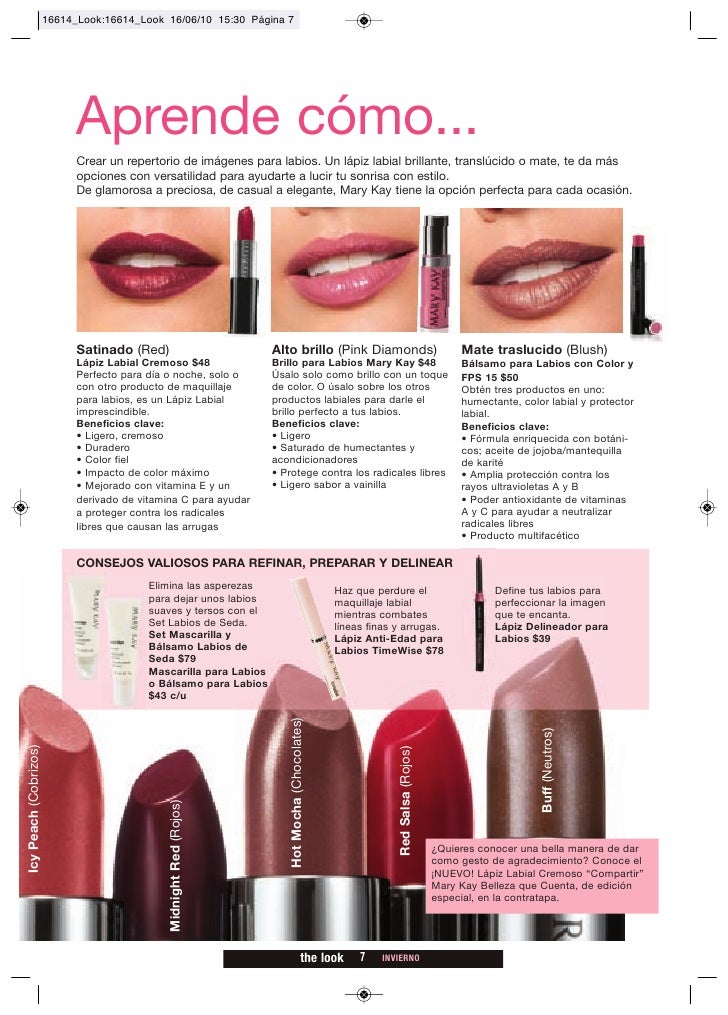 Revista Look MAry Kay Cosmetica Unidad Sentirse Rosa