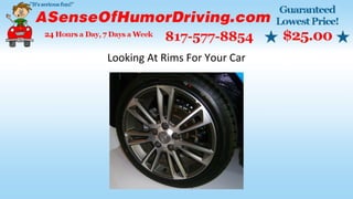 Looking At Rims For Your Car
 