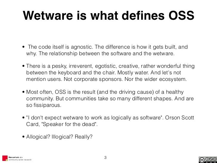 Looking at the wetware