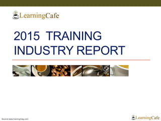 Source:www.trainingmag.com
2015 TRAINING
INDUSTRY REPORT
 