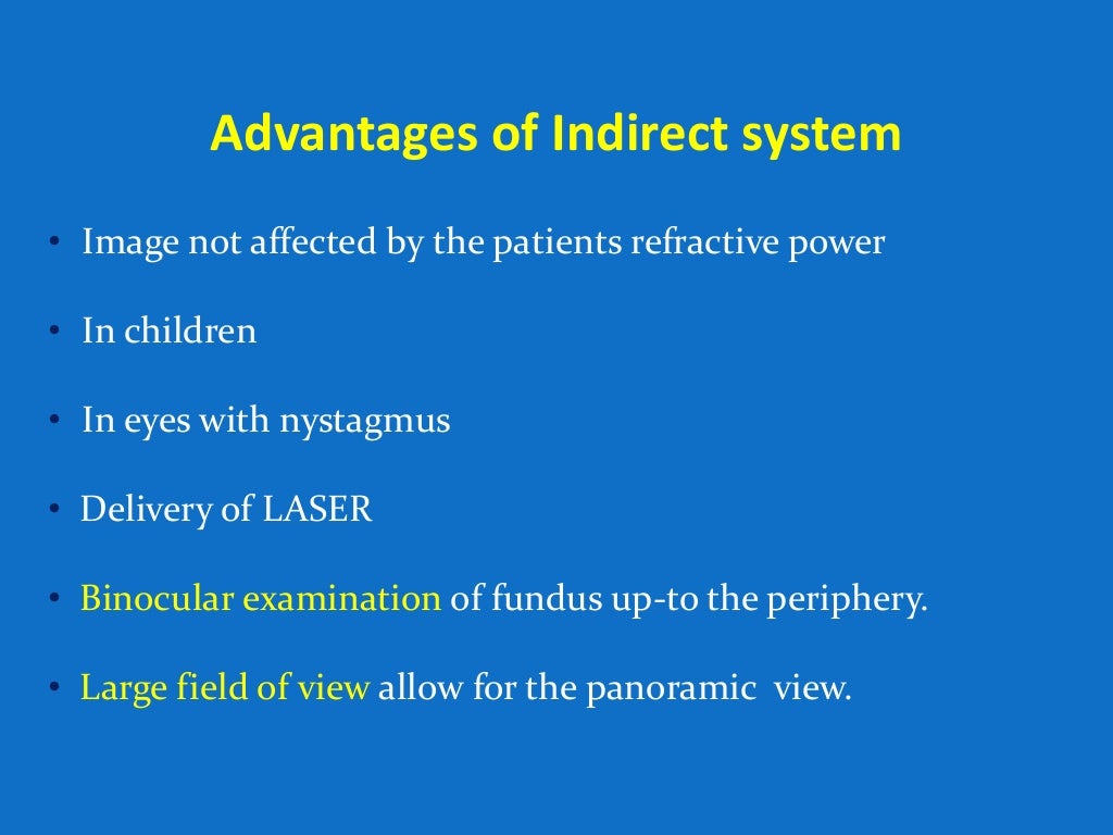 Looking deep into retina indirect ophthalmoscopy and fundus drawing