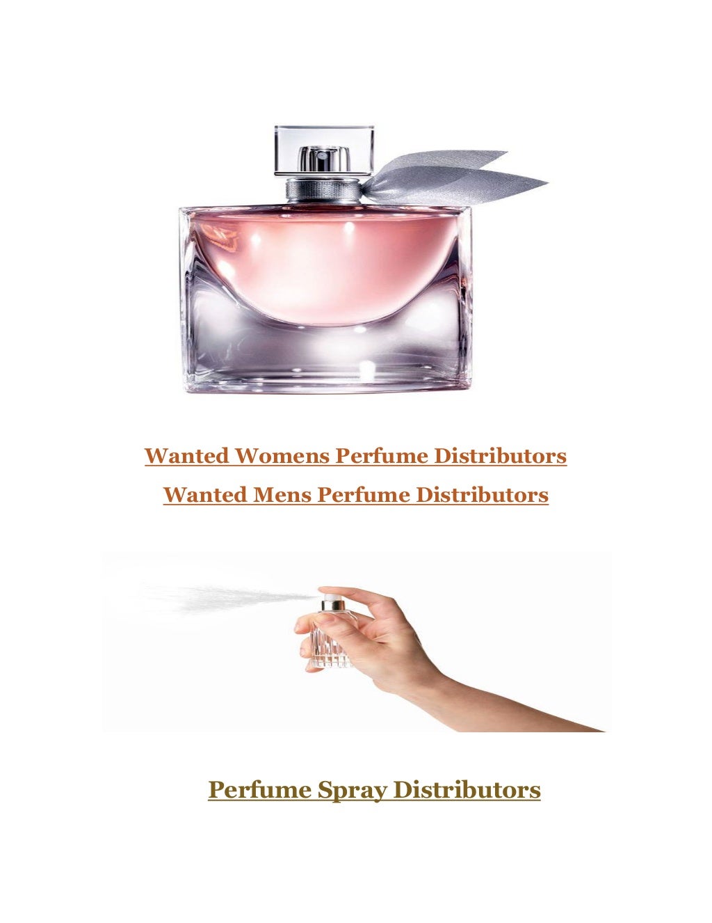 Looking Distributors for Branded Perfumes, Body Spray Perfumes, Mens and Womens Perfume