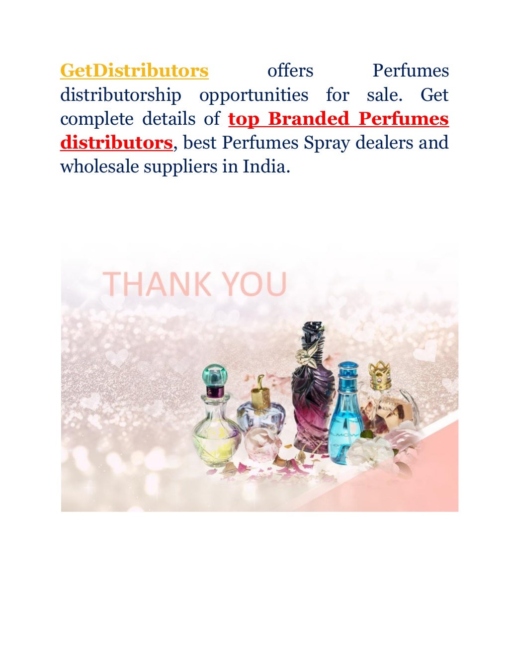 Looking Distributors for Branded Perfumes, Body Spray Perfumes, Mens