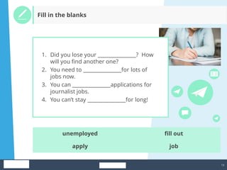 LOOKING FOR A JOB exercises.pdf