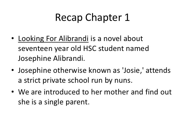 Looking for alibrandi essay