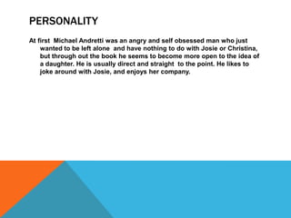Looking for Alibrandi character profiles Slide 28
