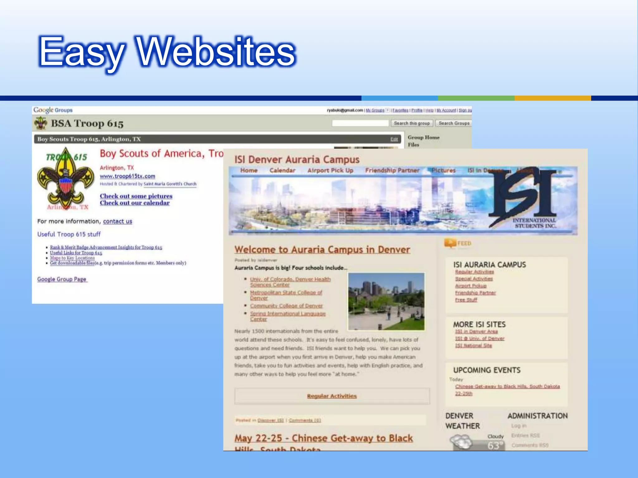 Easy Websites
 