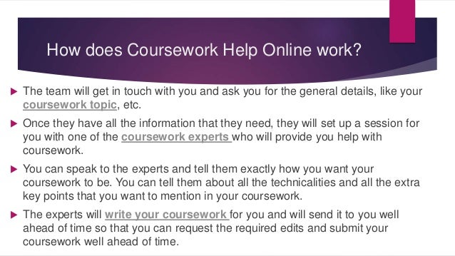 Online coursework help uk