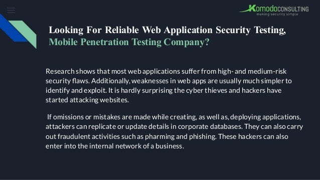 Looking For Reliable Web Application Security Testing, Mobile Penetration Testing Company? 2 looking for reliable web application security testing mobile penetration testing company 1 638