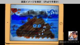 画面イメージを検討 (iPadで手書き)
2019.1.13マクドナルドにて
 