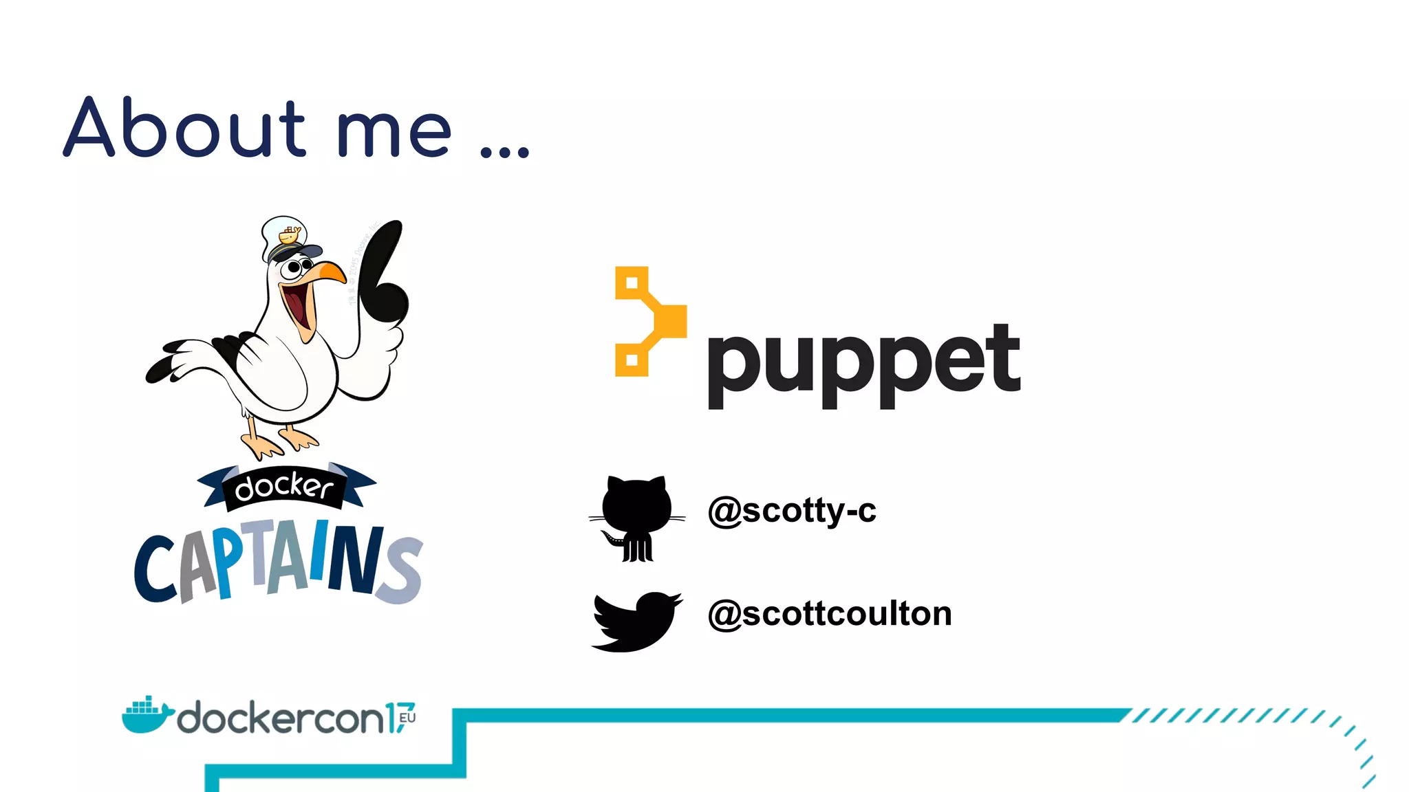 About me ...
@scotty-c
@scottcoulton
 