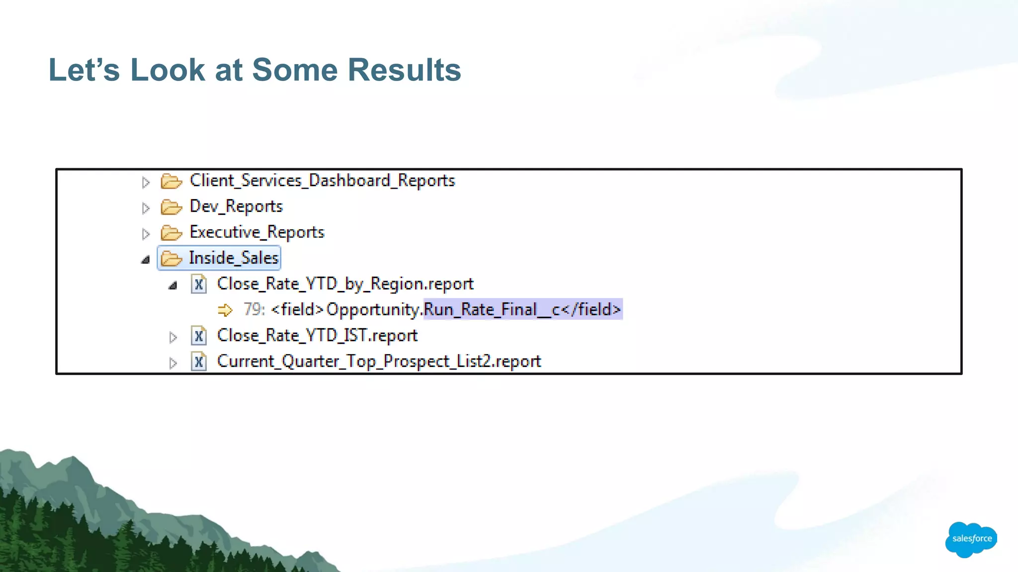 Let’s Look at Some Results
 