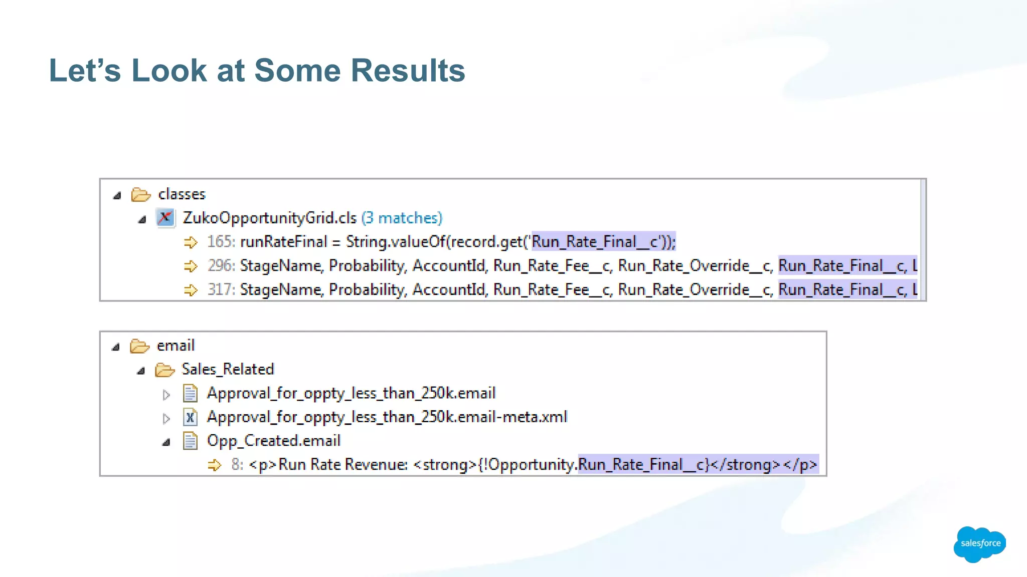 Let’s Look at Some Results
 
