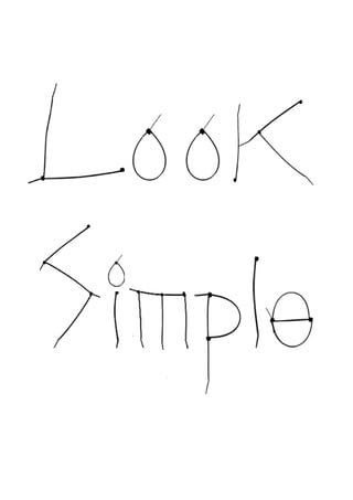 Look simple(3)