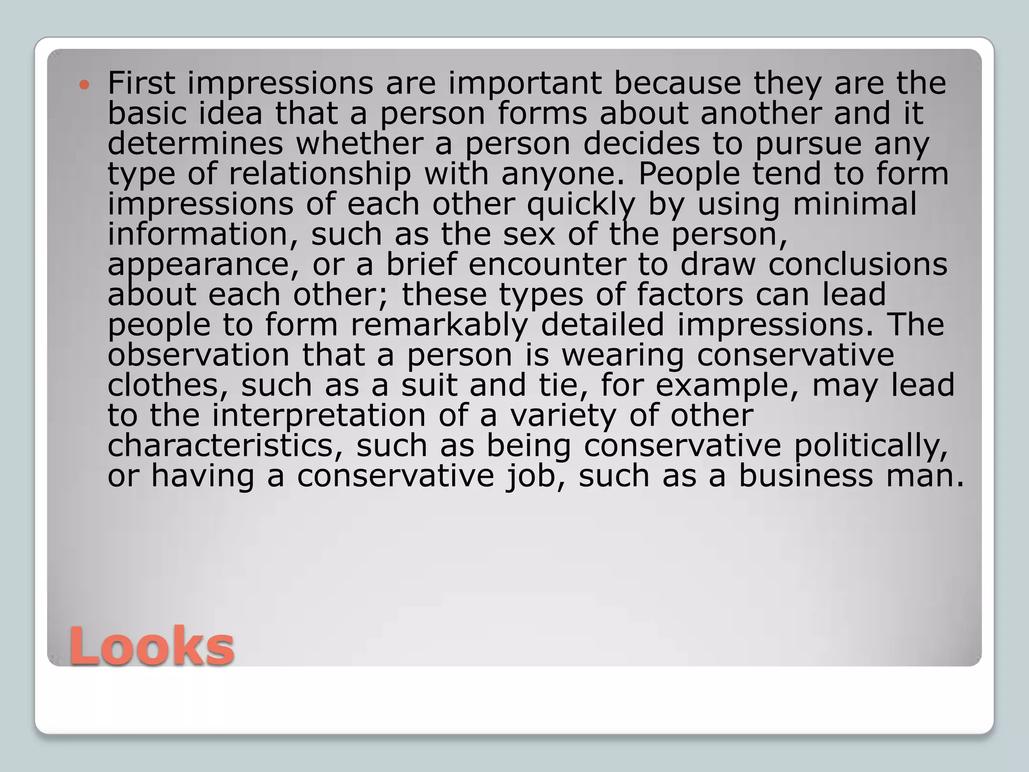 Looks vs personality me | PPTX