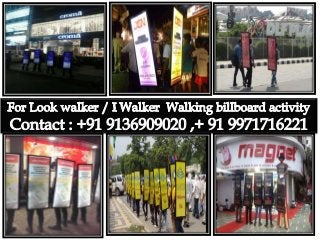  Look walker Delhi, Lookwalker on rent,walking billboards, Ad Walker delhi