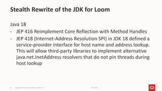 Loom Virtual Threads in the JDK 19 | PDF
