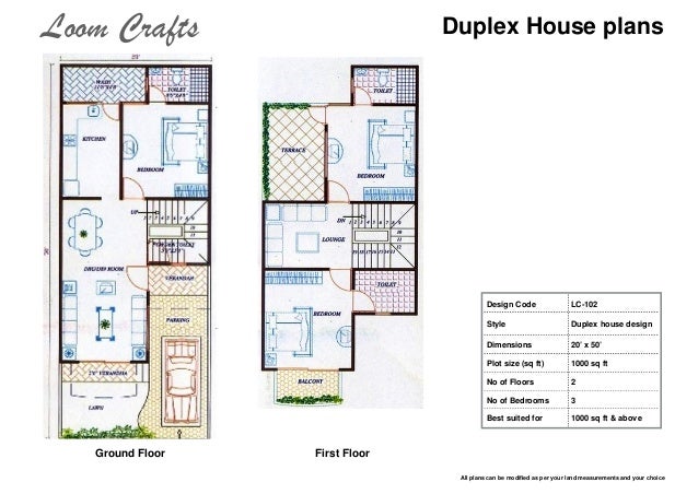 Loom crafts home plans.compressed - ... 3. Duplex House plans Design ...