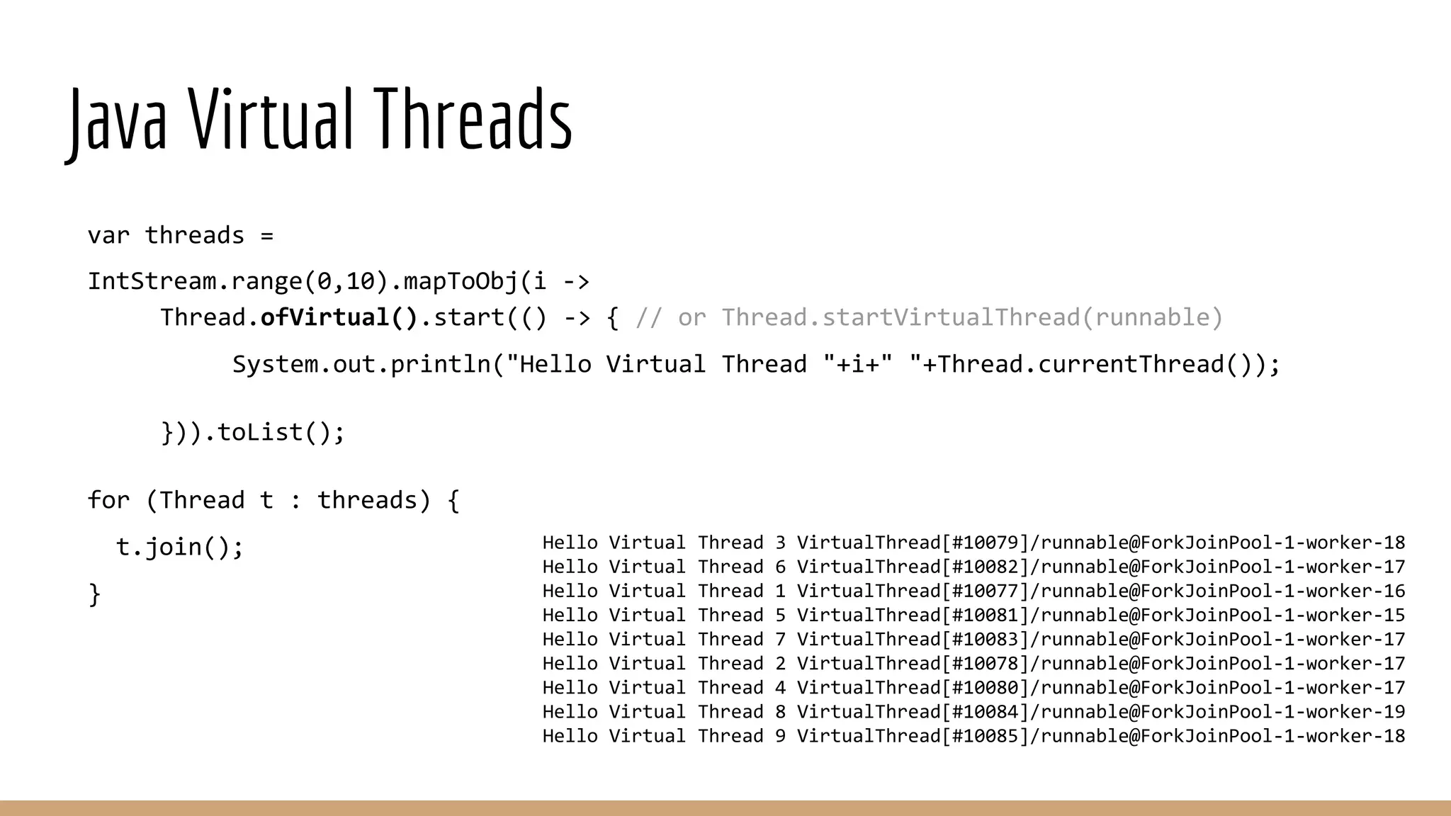 Looming Marvelous - Virtual Threads in Java