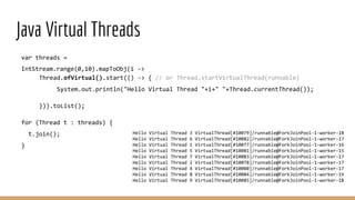 Looming Marvelous - Virtual Threads in Java