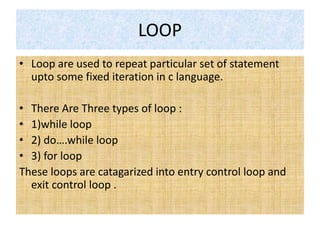 Loop (Computer programming and utilization) | PPTX | Programming ...