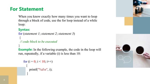 C Programming Loop | PPT