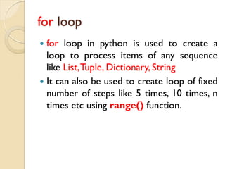LOOPS TOPIC FOR CLASS XI PYTHON SYLLABUS | PDF
