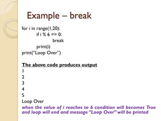 LOOPS TOPIC FOR CLASS XI PYTHON SYLLABUS | PDF