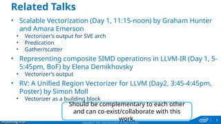 Extending LLVM LoopVectorizer with OpenMP4.5 SIMD and Outer Loop Auto ...