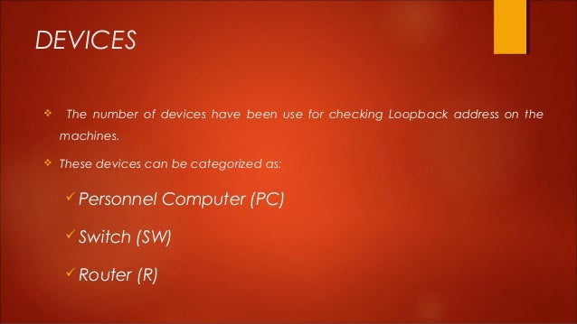 loopback address without network loopback address without network